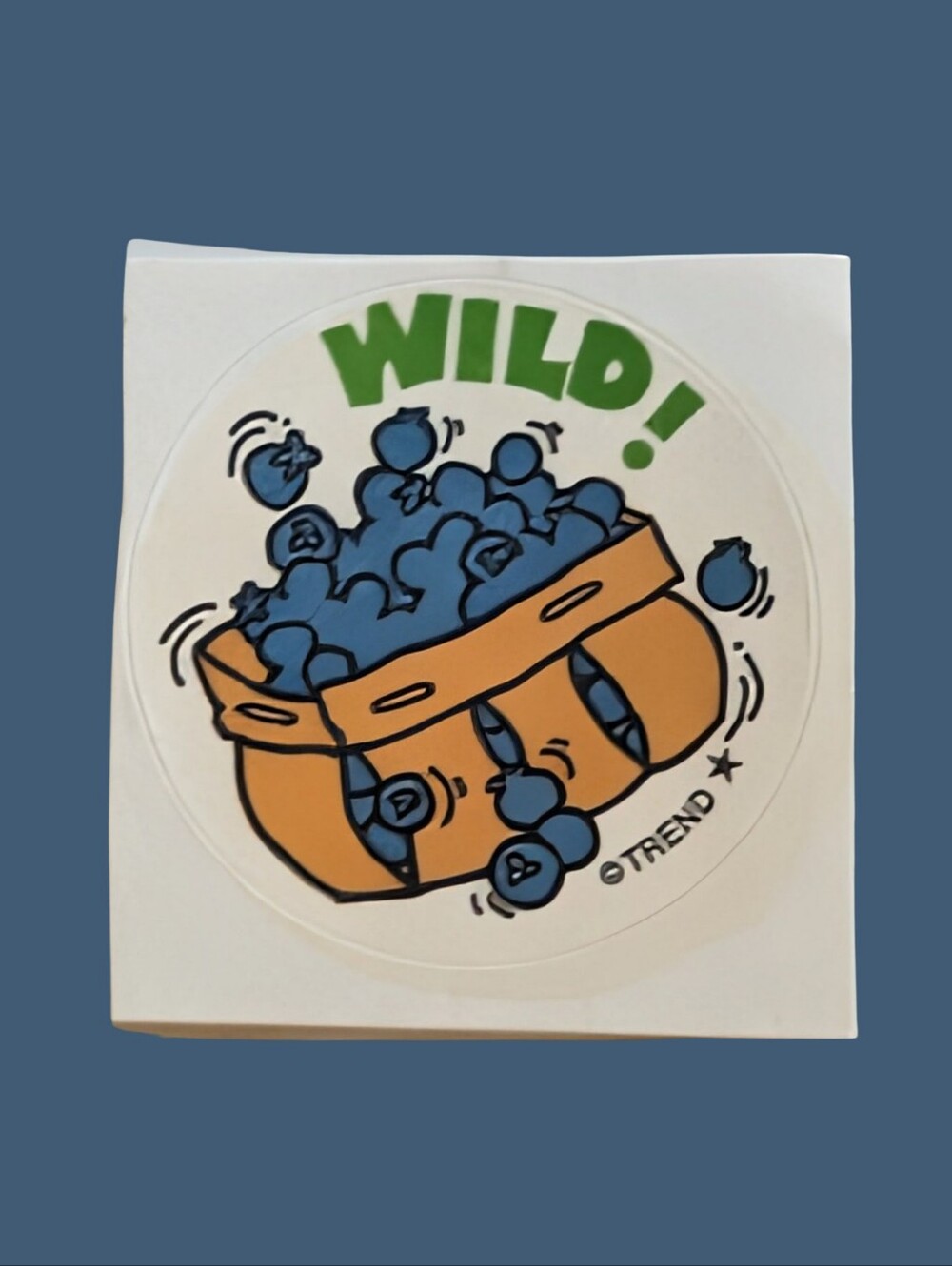 10/$25 Blueberries "Wild" Scratch & Sniff Retro Reward Sticker